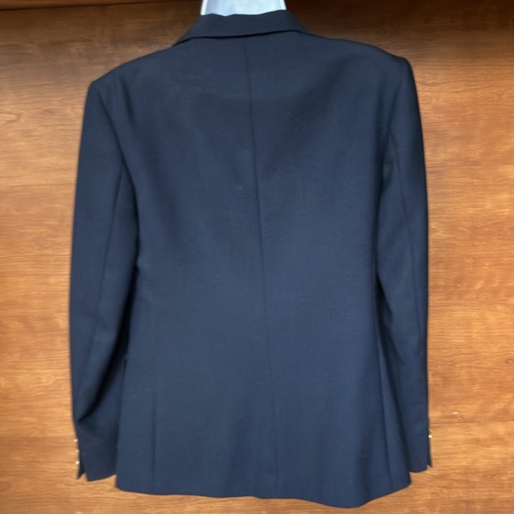 Women's Black Blazer with Gold Buttons - Picture 4 of 10